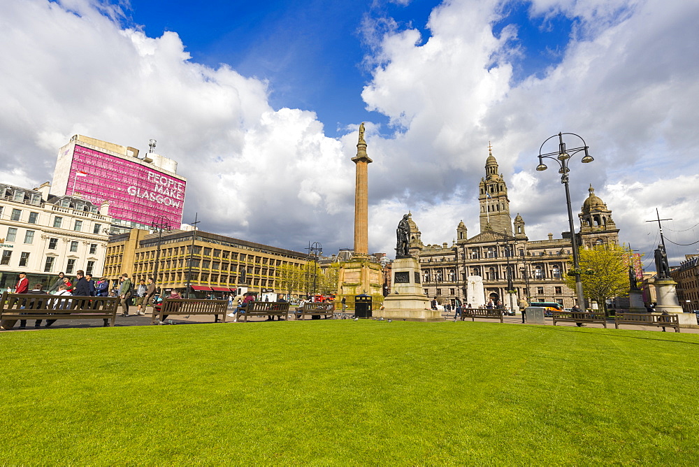 George Square, Glasgow, Scotland, United Kingdom, Europe