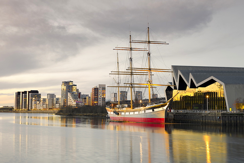 Riverside Museum, The Glenlee, River Clyde, Glasgow, Scotland, United Kingdom, Europe