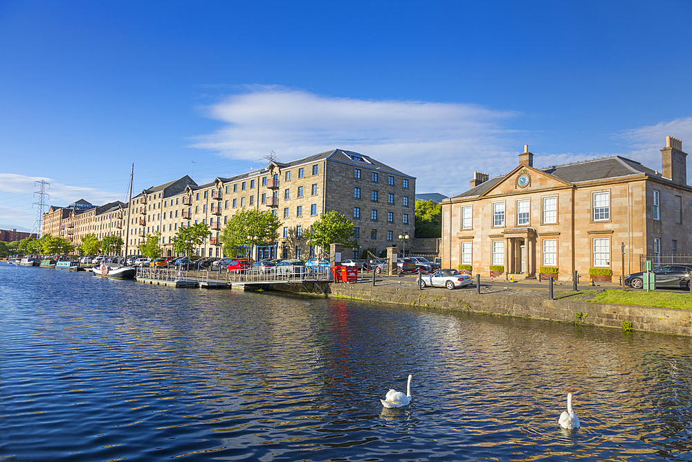 Speirs Wharf, Forth and Clyde Canal, Glasgow, Scotland, United Kingdom, Europe