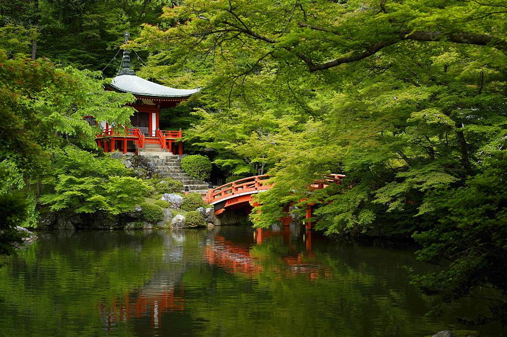 The Bentendo hall of Daigo-ji temple, UNESCO World Heritage Site, Kyoto, Japan, Asia