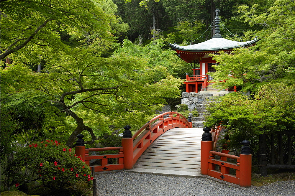 The Bentendo hall of Daigo-ji temple, UNESCO World Heritage Site, Kyoto, Japan, Asia