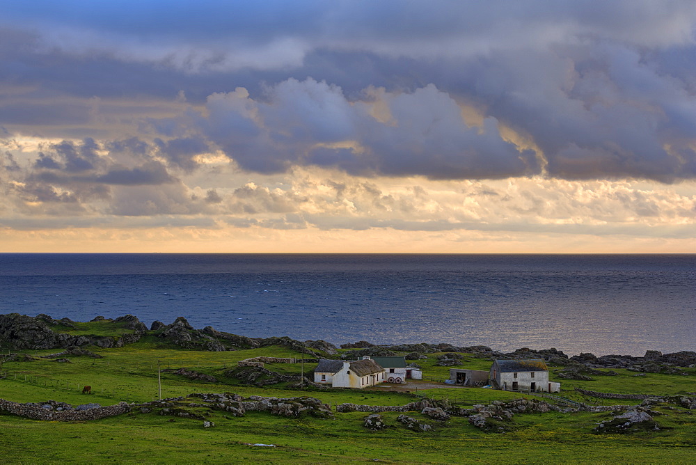 Cottage, Malin Head, County Donegal, Ulster, Republic of Ireland, Europe