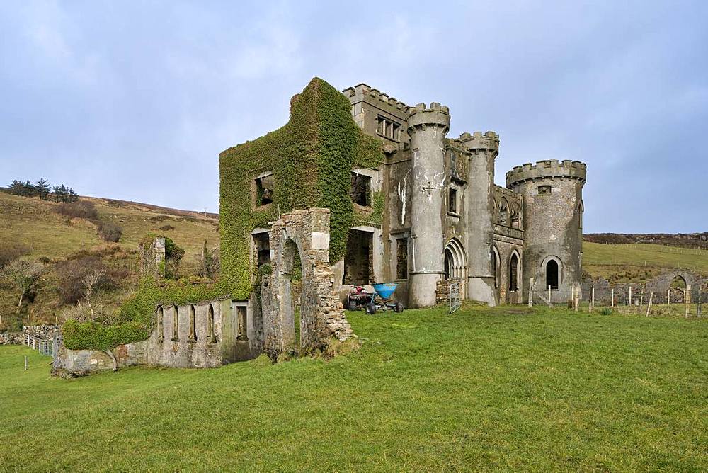 Clifden Castle, County Galway, Connacht, Republic of Ireland, Europe