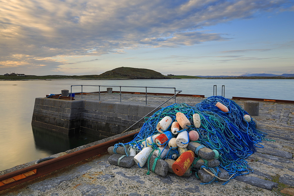 Bunowen Pier, Ballyconneely, Connemara, County Galway, Connacht, Republic of Ireland, Europe