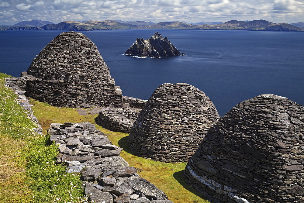 Monastery on Skellig Michael, UNESCO World Heritage Site, County Kerry, Munster, Republic of Ireland, Europe