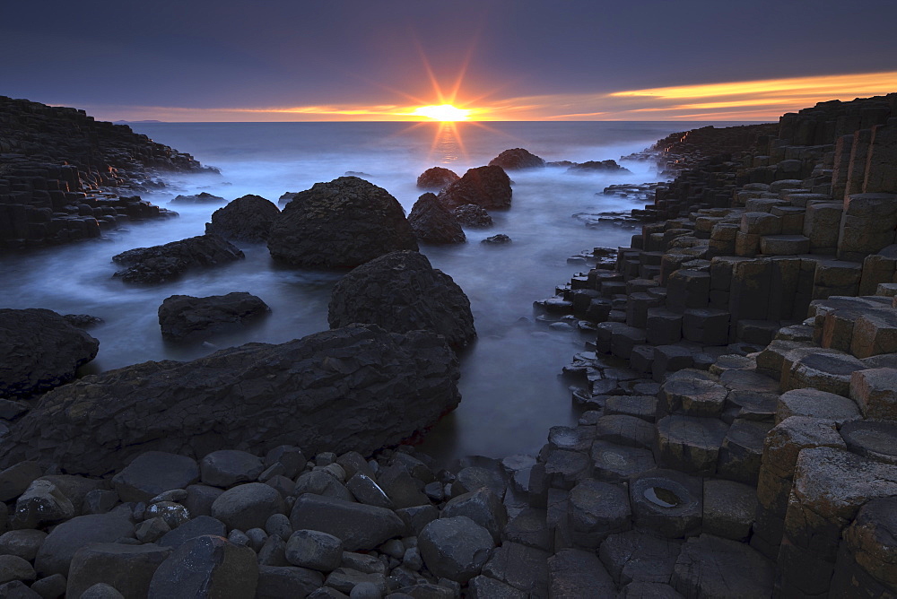 Giant's Causeway, UNESCO World Heritage Site, County Antrim, Ulster, Northern Ireland, United Kingdom, Europe