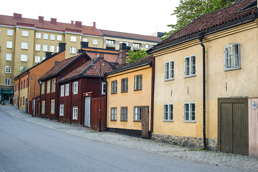 Historic homes in Nytorget, Sodermalm, Stockholm, Sweden, Scandinavia, Europe