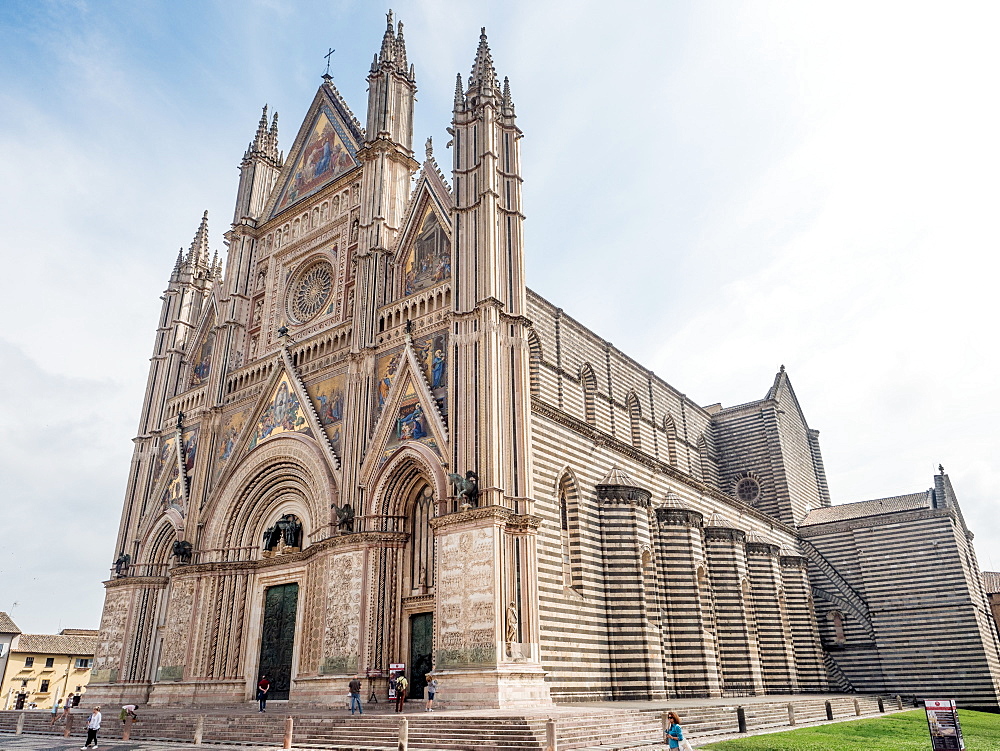 Orvieto Cathedral (Duomo), Orvieto, Tuscany, Italy, Europe