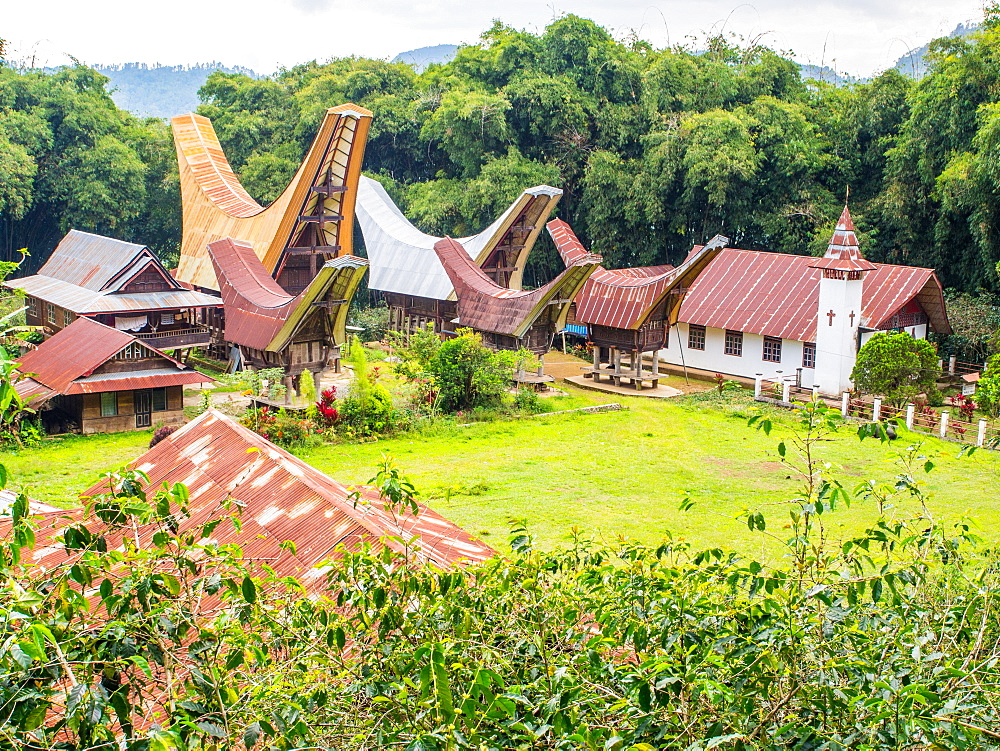 Small village, Tana Toraja, Sulawesi, Indonesia, Southeast Asia, Asia