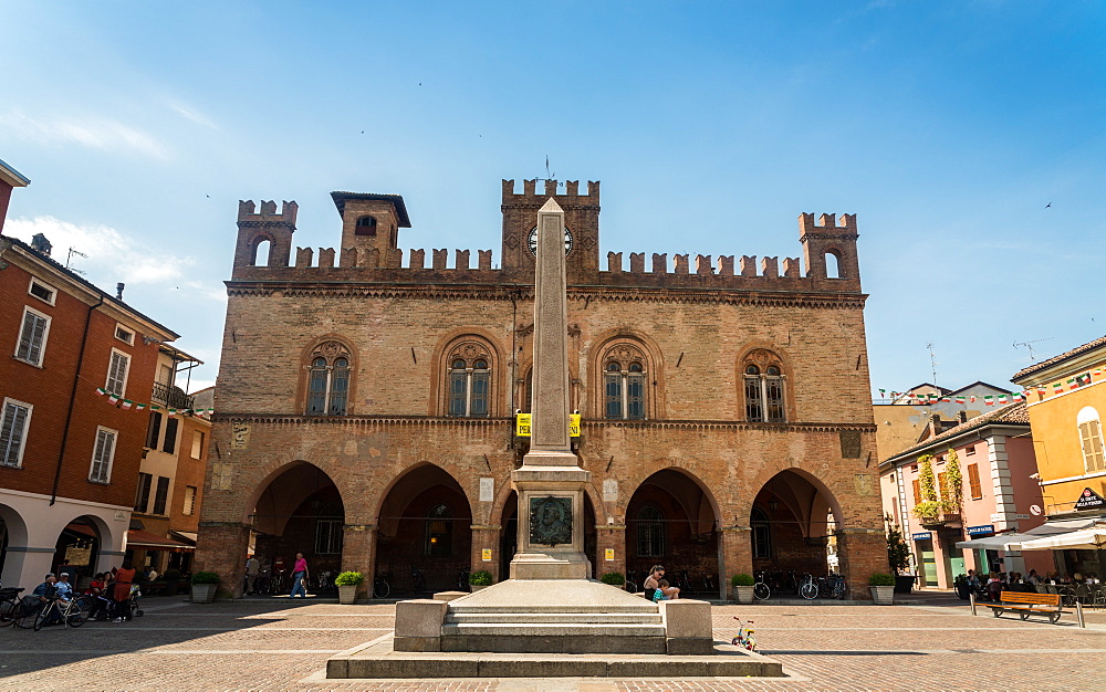 Town Hall in Fidenza, Emilia Romagna, Italy, Europe