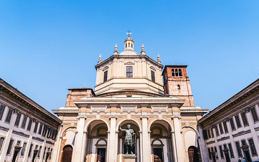 Basilica of San Lorenzo church, Milan, Lombardy, Italy, Europe