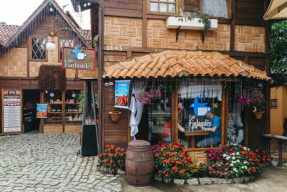 Penedo, settled by Finnish immigrants in 1929, the touristic town maintains its distinctive heritage, Rio de Janeiro State, Brazil, South America