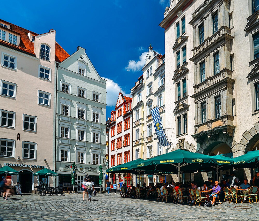 Traditional Bavarian architecture in Munich, Bavaria, Germany, Europe