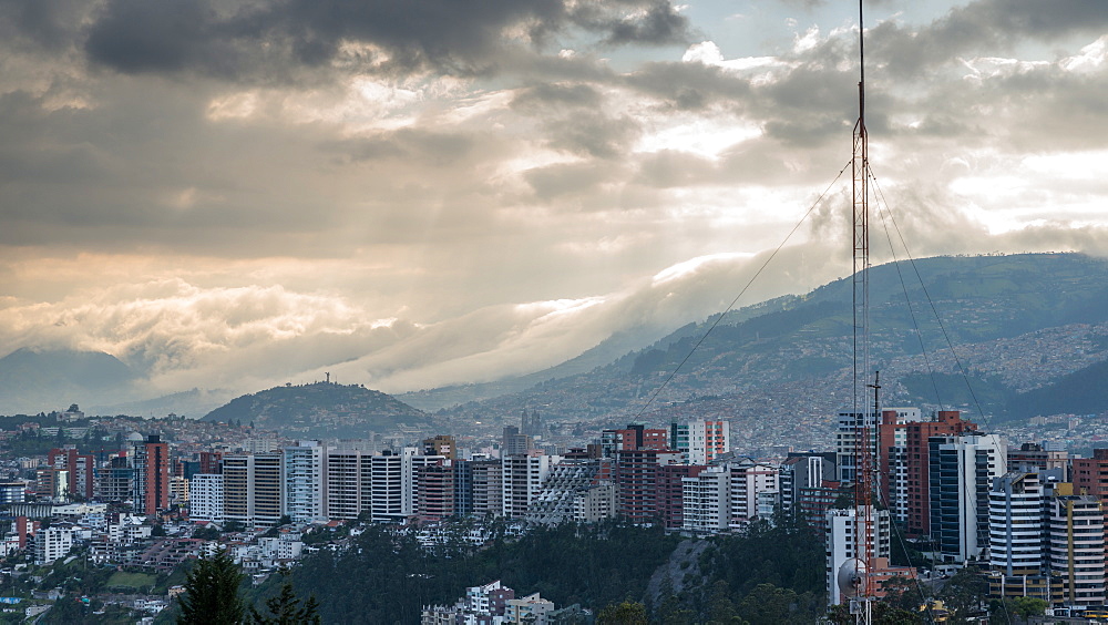 Cityscape, Quito, Ecuador, South America