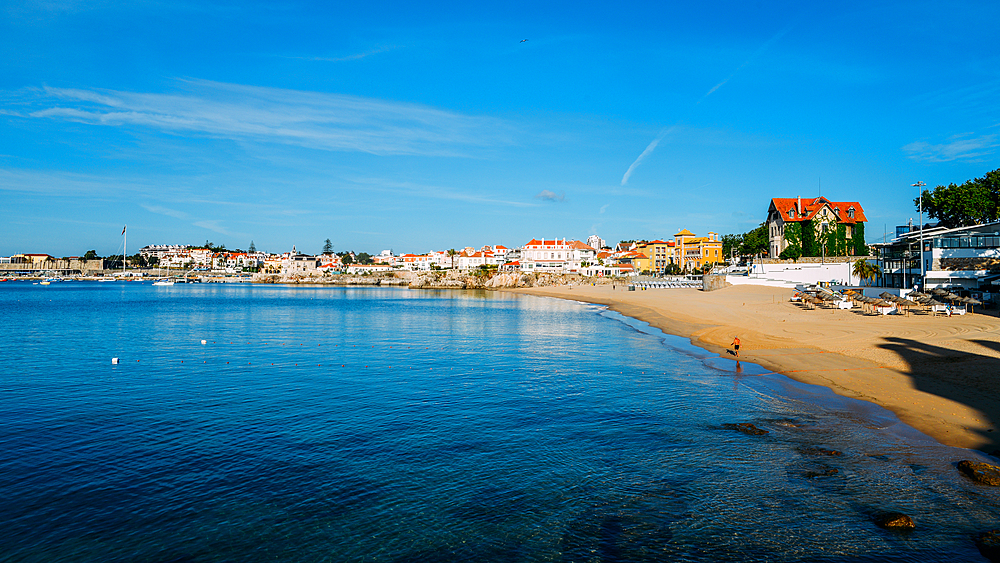 Conceicao Beach in Cascais, Lisbon region, Costa Verde, Portuguese Riviera, Portugal, Europe