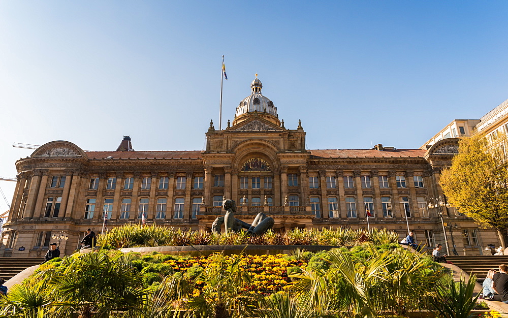 Victoria Square, a pedestrianised public square in Birmingham, England, United Kingdom, Europe