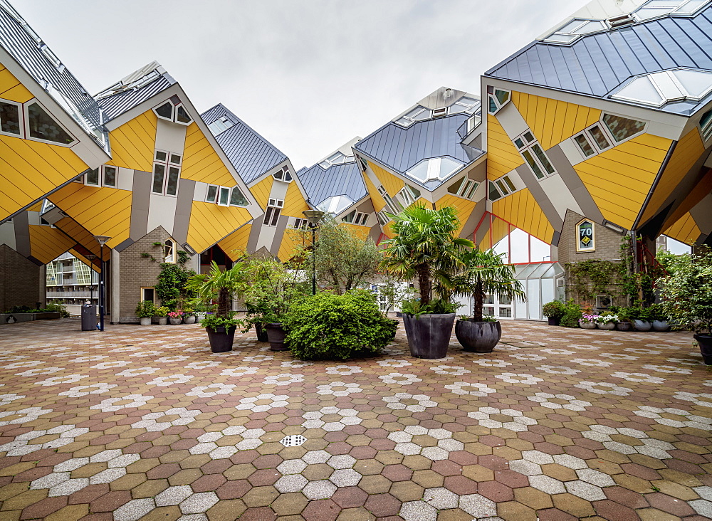 Cube Houses, Rotterdam, South Holland, The Netherlands, Europe