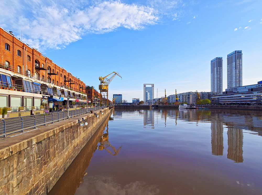 View of Puerto Madero, City of Buenos Aires, Buenos Aires Province, Argentina, South America