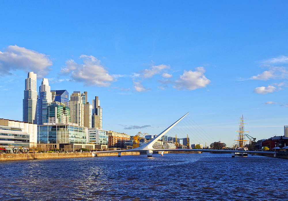 View of Puerto Madero, City of Buenos  Aires, Buenos Aires Province, Argentina, South America