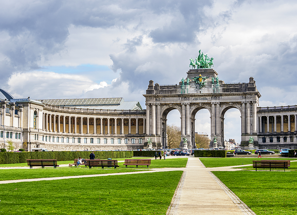 Arcade du Cinquantenaire, Cinquantenaire Park, Brussels, Belgium, Europe