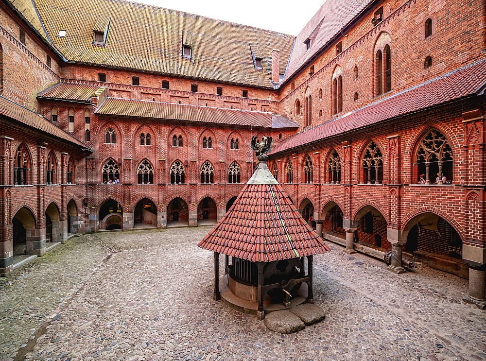 Castle of the Teutonic Order in Malbork, UNESCO World Heritage Site, Pomeranian Voivodeship, Poland, Europe