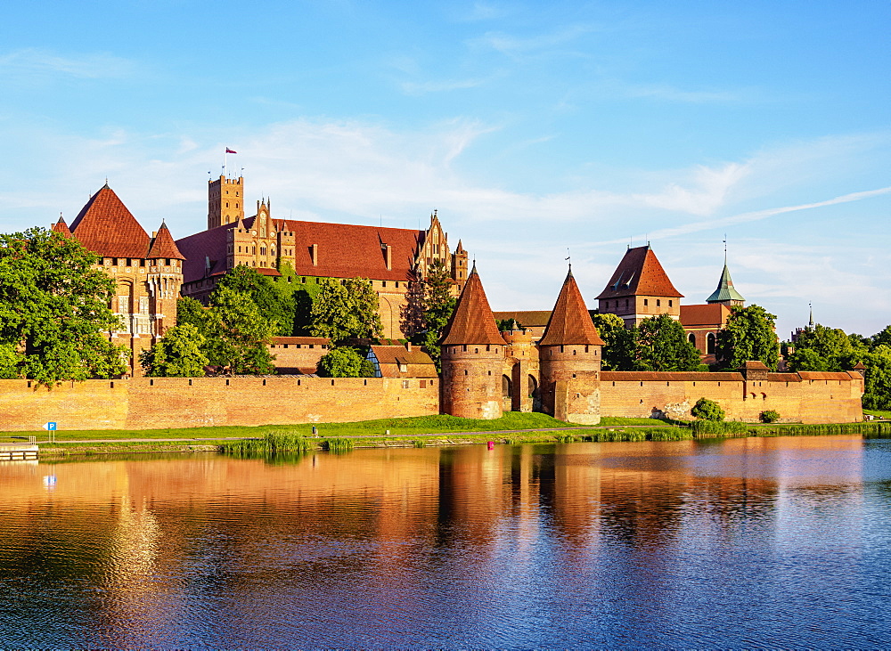 Castle of the Teutonic Order in Malbork, UNESCO World Heritage Site, Pomeranian Voivodeship, Poland, Europe