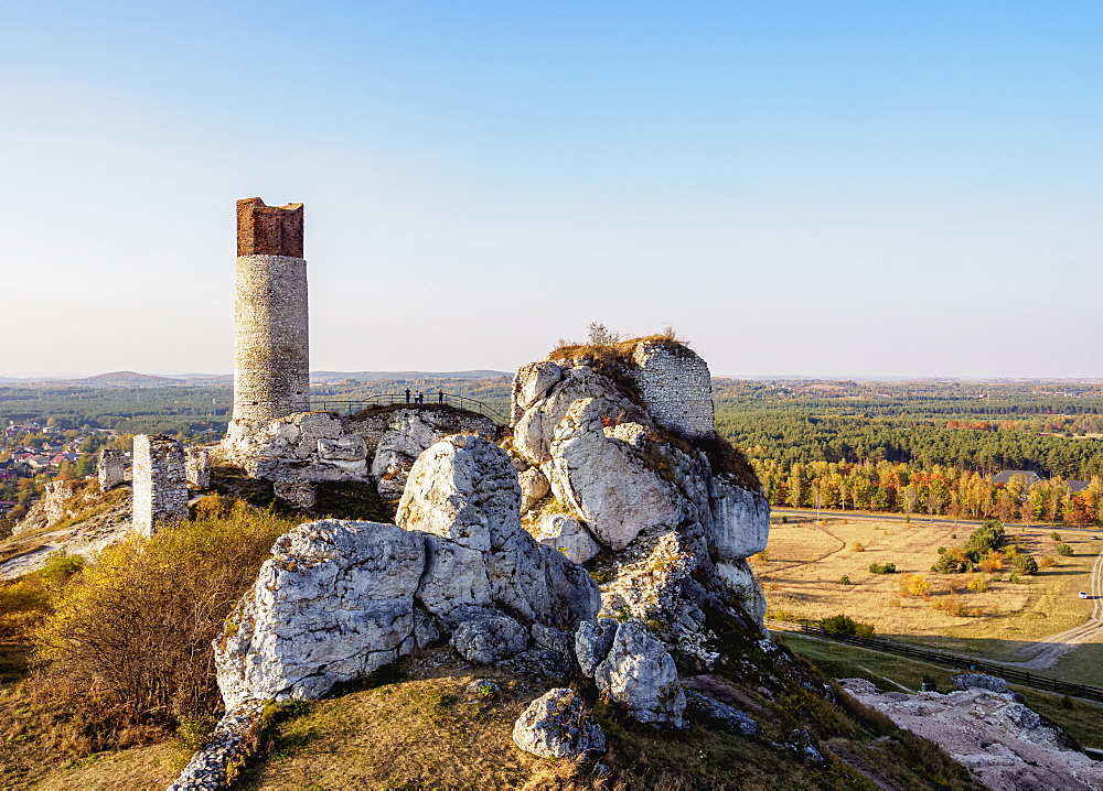 Olsztyn Castle Ruins, Trail of the Eagles' Nests, Krakow-Czestochowa Upland (Polish Jura), Silesian Voivodeship, Poland, Europe