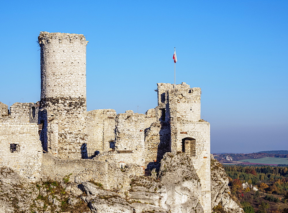 Ogrodzieniec Castle, Podzamcze, Trail of Eagles' Nests, Krakow-Czestochowa Upland (Polish Jura), Silesian Voivodeship, Poland, Europe