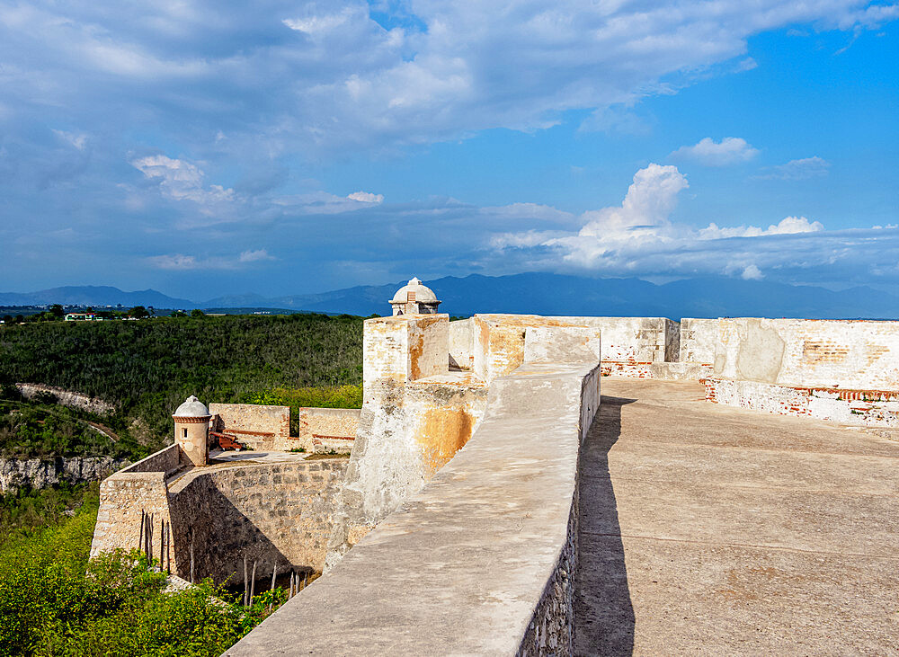 San Pedro de la Roca Castle, UNESCO World Heritage Site, Santiago de Cuba, Santiago de Cuba Province, Cuba, West Indies, Caribbean, Central America