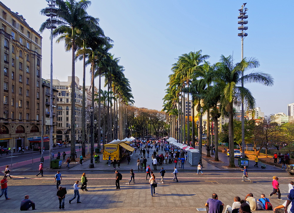 View of the Praca da Se, City of Sao Paulo, State of Sao Paulo, Brazil, South America