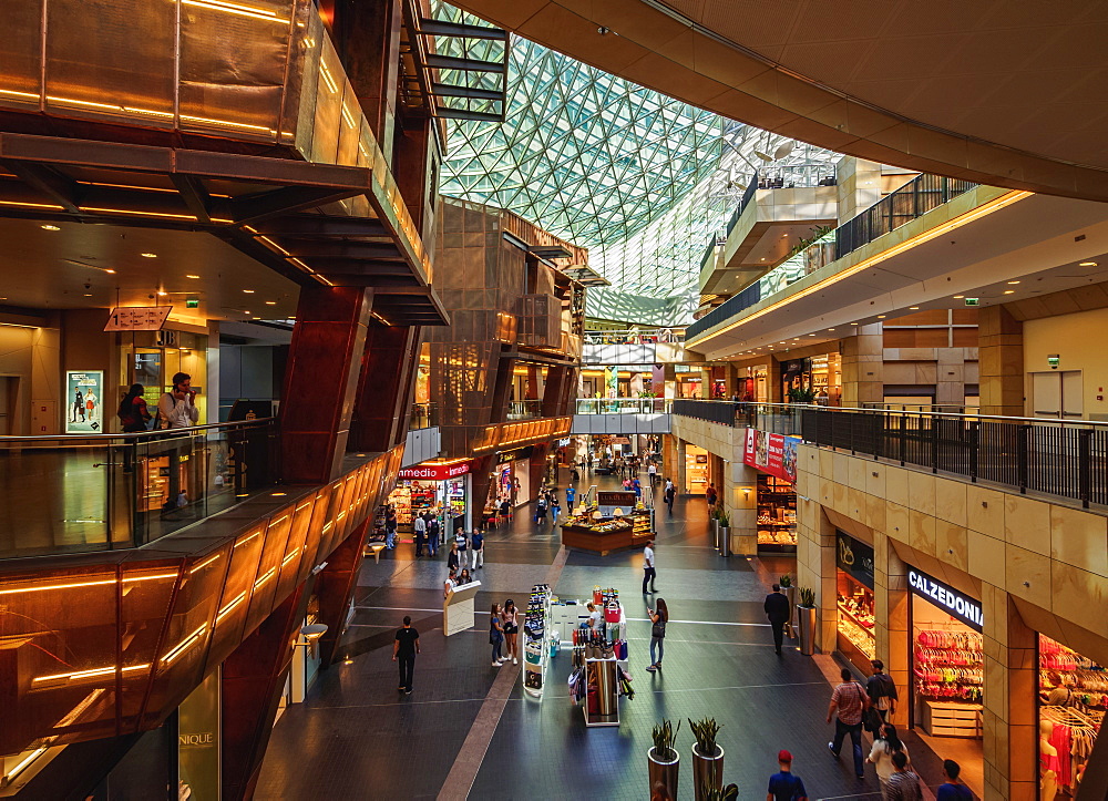 Golden Terraces Shopping Mall interior, City Center, Warsaw, Masovian Voivodeship, Poland, Europe