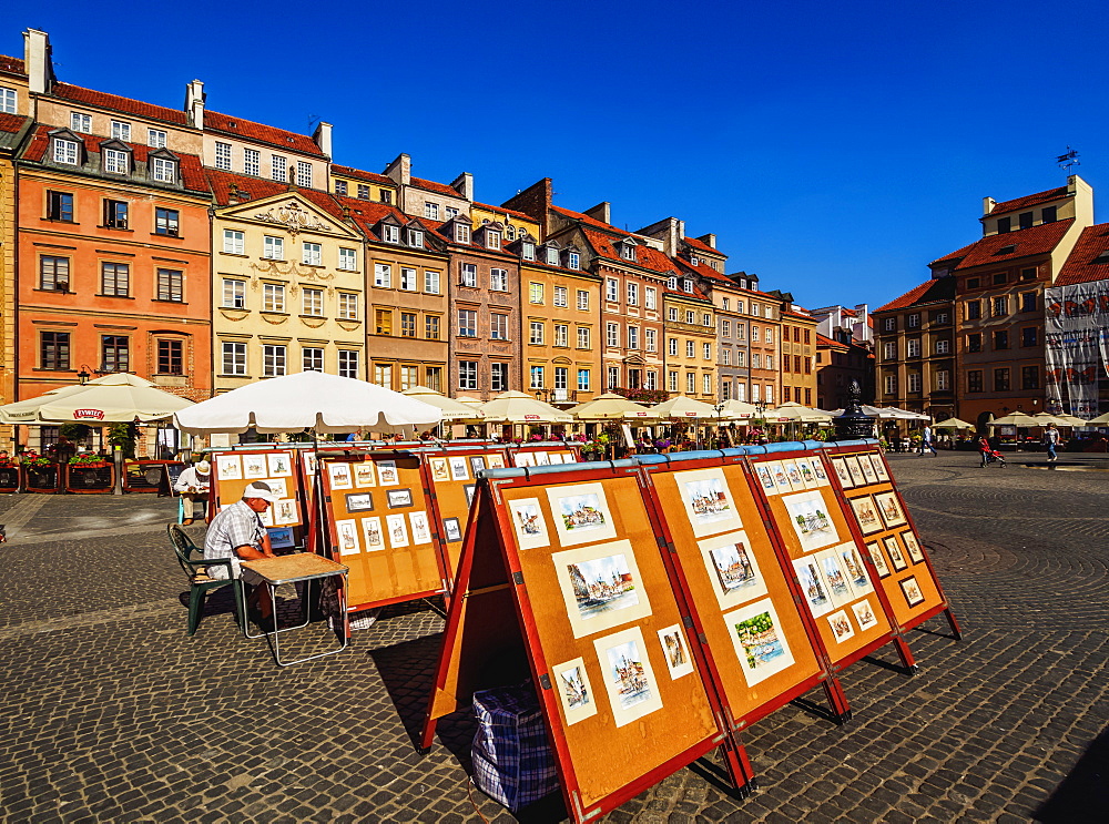 Old Town Market Place, Warsaw, Masovian Voivodeship, Poland, Europe