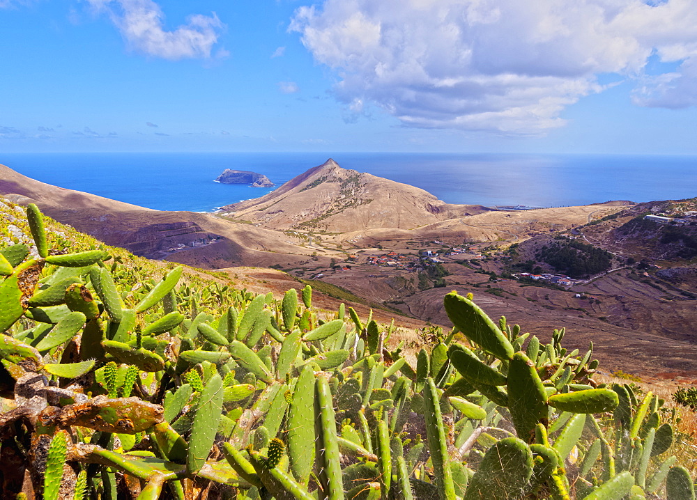 Landscape of the Porto Santo Island, Madeira Islands, Portugal, Atlantic, Europe