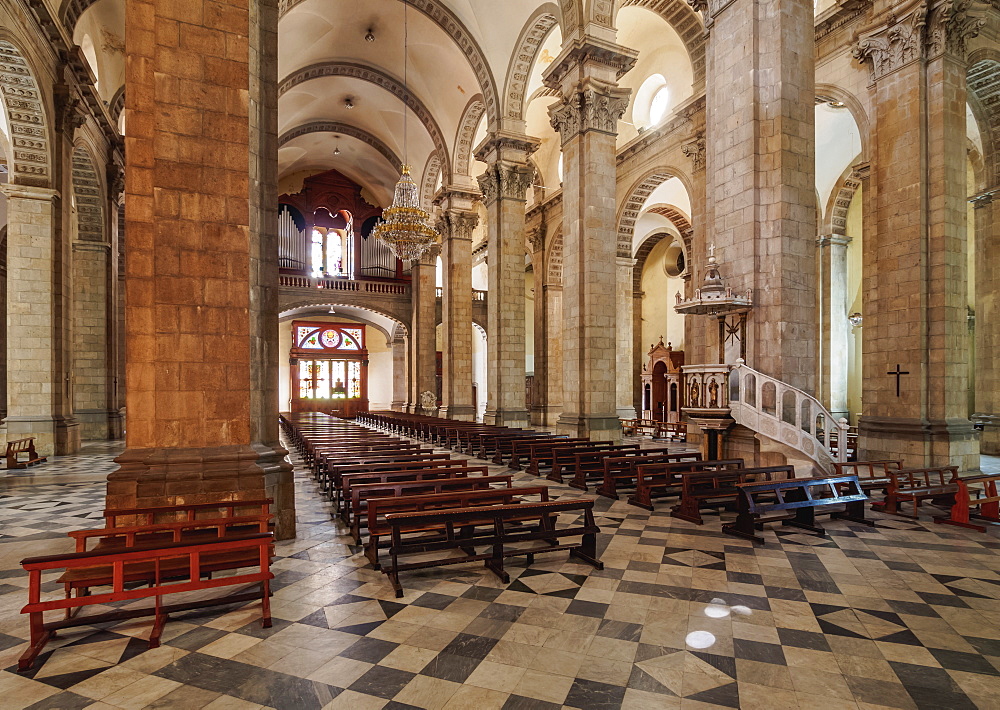 Cathedral Basilica of Our Lady of Peace, interior, La Paz, Bolivia, South America