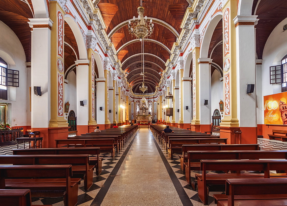 Cathedral Basilica of St. Lawrence, interior, Santa Cruz de la Sierra, Bolivia, South America