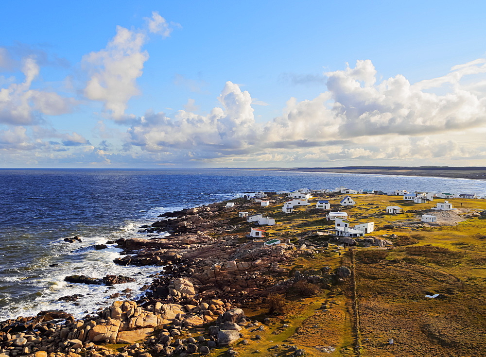 Elevated view of the Cabo Polonio, Rocha Department, Uruguay, South America