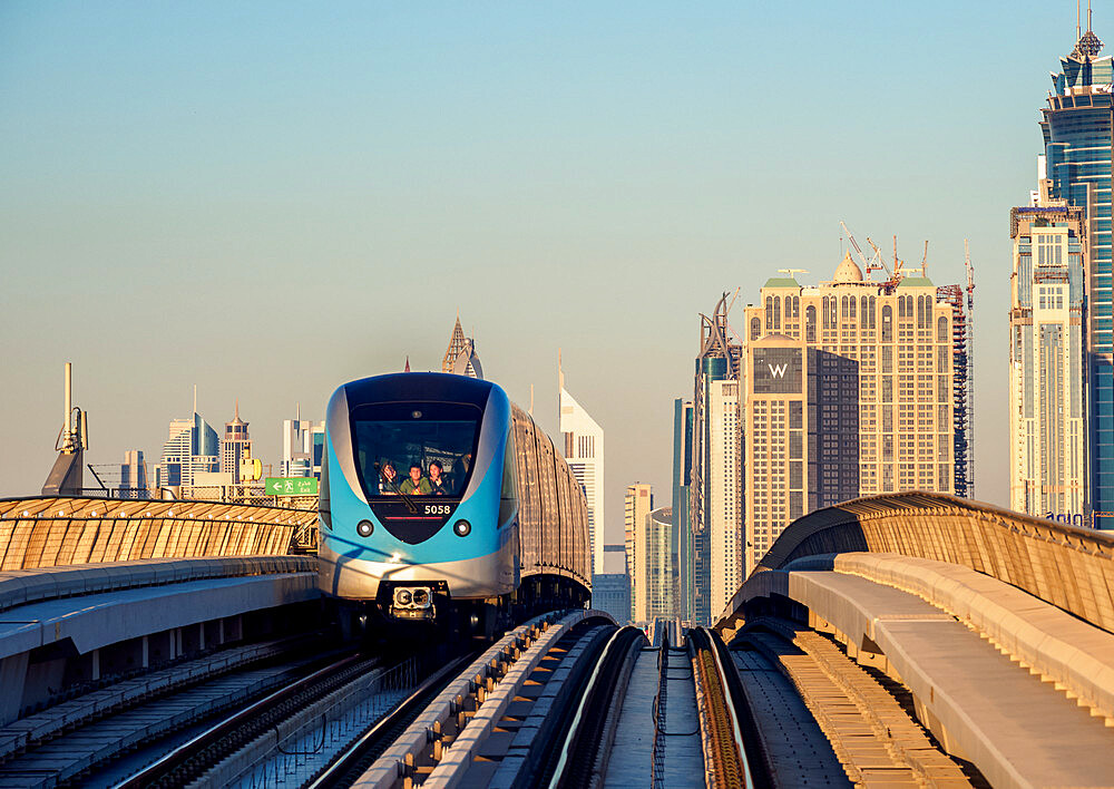 Dubai Metro, Dubai, United Arab Emirates, Middle East