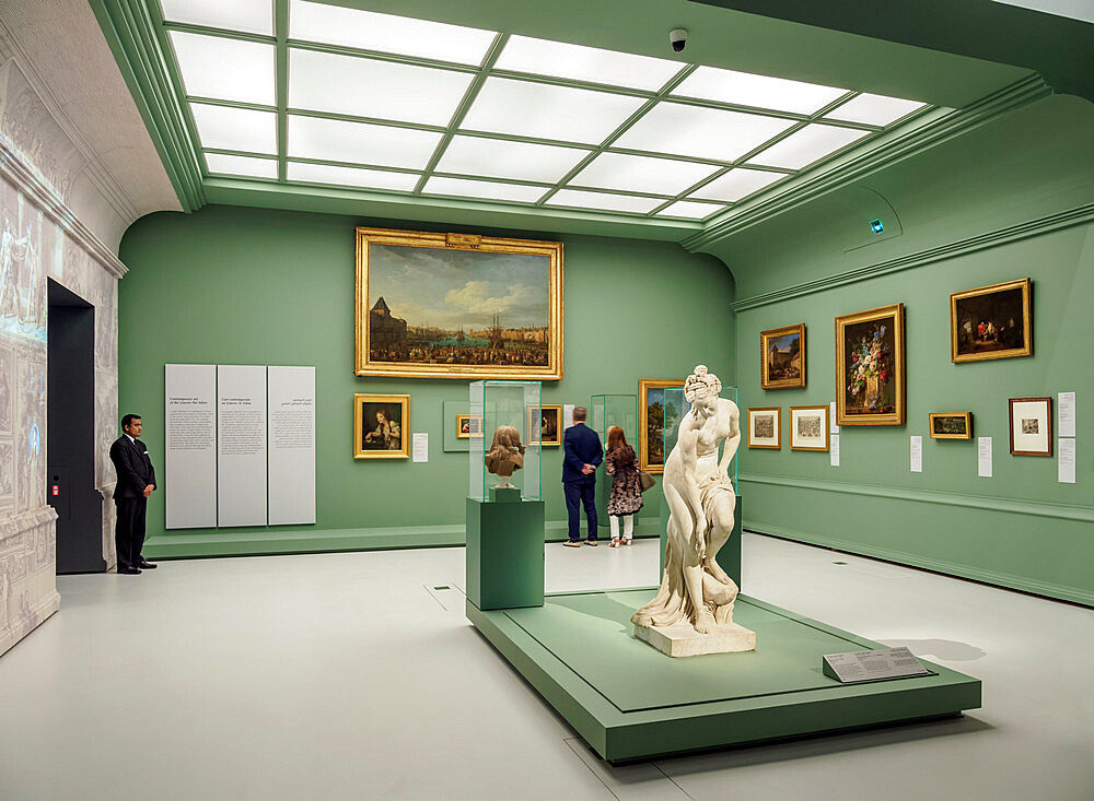 Louvre Museum, interior, Abu Dhabi, United Arab Emirates, Middle East