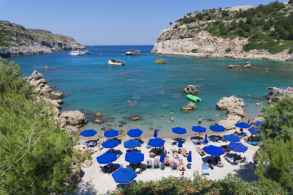 Anthony Quinn Bay, Rhodes, Dodecanese, Greek Islands, Greece, Europe