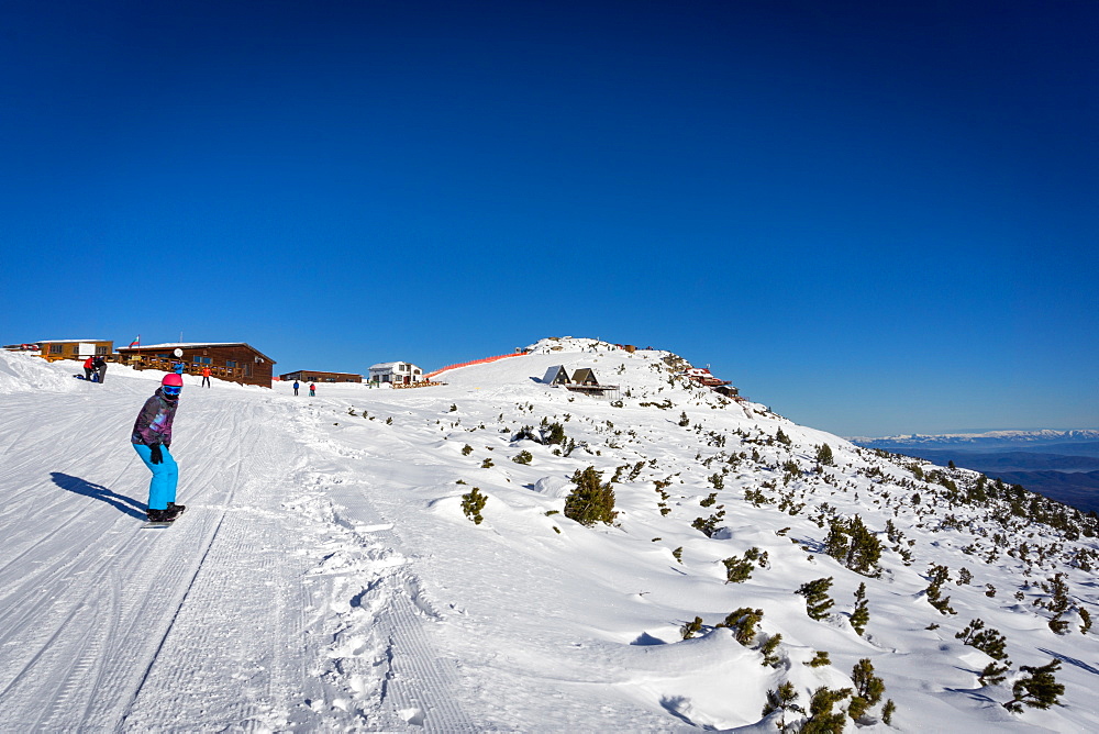 Borovets Ski Resort, mountain views from Yastrebets Gondola, Bulgaria, Europe