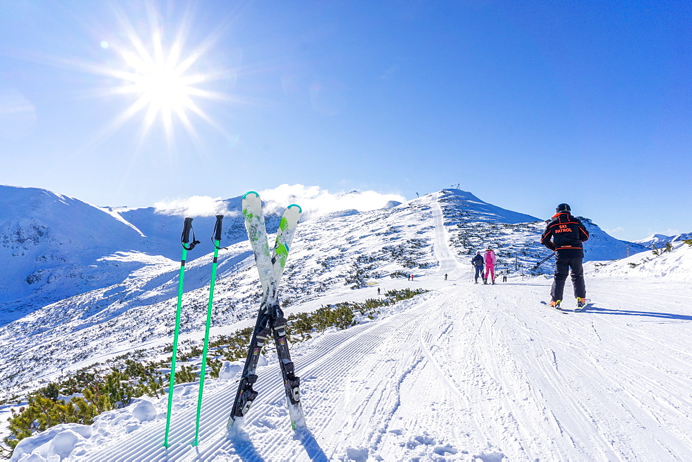 Borovets Ski Resort, mountain views from Yastrebets Gondola, Bulgaria, Europe