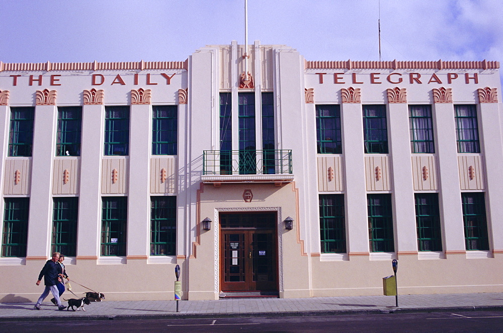 The Daily Telegraph Building, Art Deco capital (1930s), Napier, Hawkes Bay, North Island, New Zealand, Pacific