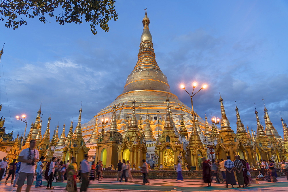 Shwedagon Pagoda, Yangon (Rangoon), Myanmar (Burma), Asia