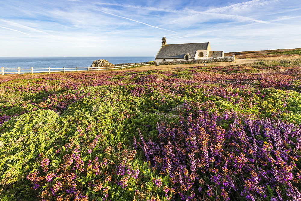 Saint-They chapel at Van Point, Cleden-Cap-Sizun, Finistere, Brittany, France, Europe