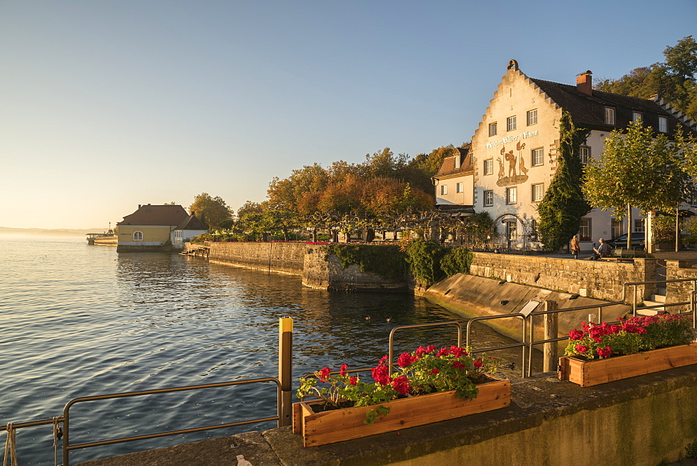 Lower town, Meersburg, Baden-Wurttemberg, Germany, Europe