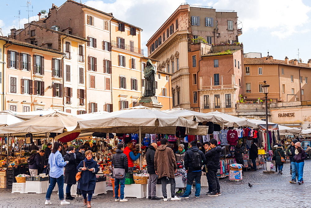 Campo de Fiori Market, Rome, Lazio, Italy, Europe