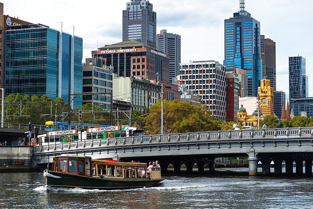 Boat, tram and train, Melbourne, Victoria, Australia, Pacific