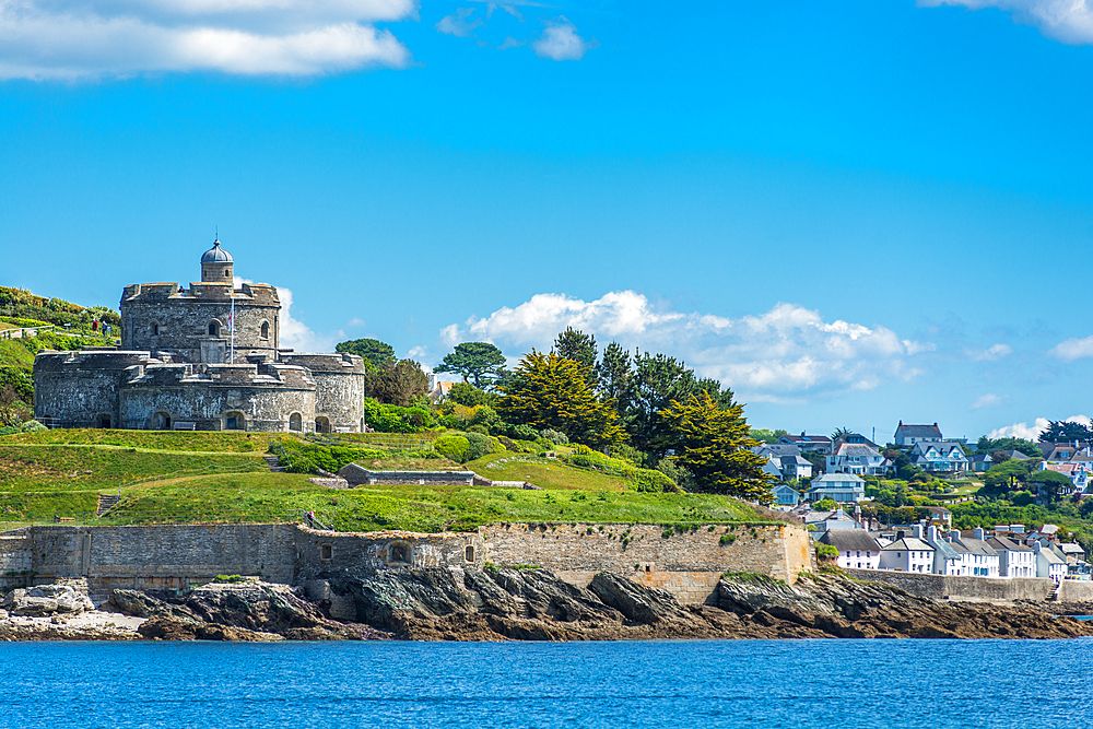 St. Mawes Castle, an artillery fort constructed by Henry VIII near Falmouth, Cornwall, England, United Kingdom, Europe