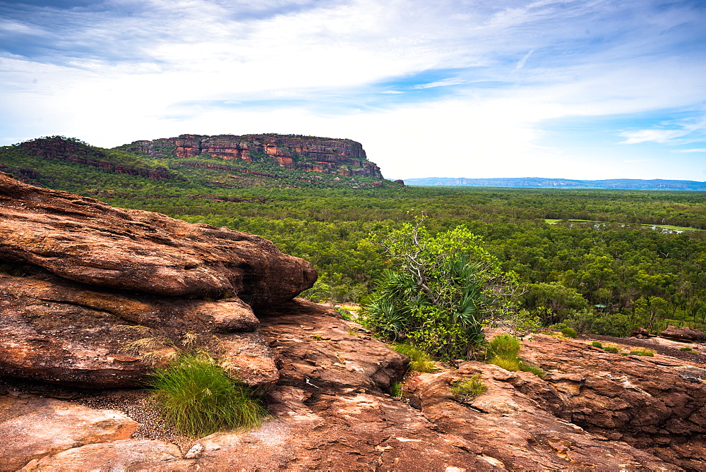 Views from the Nadab lookout, at the sacred Aboriginal site of Ubirr, Kakadu National Park, UNESCO World Heritage Site, Northern Territory, Australia, Pacific