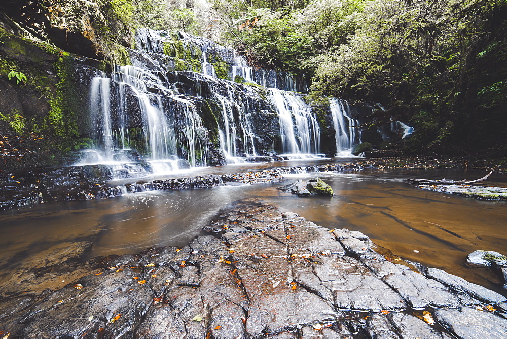 Purakaunui Falls, The Catlins, South Island, New Zealand, Pacific